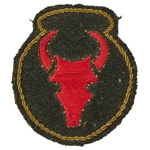 Original U.S. WWII Rare Theater Made 34th Division Patch