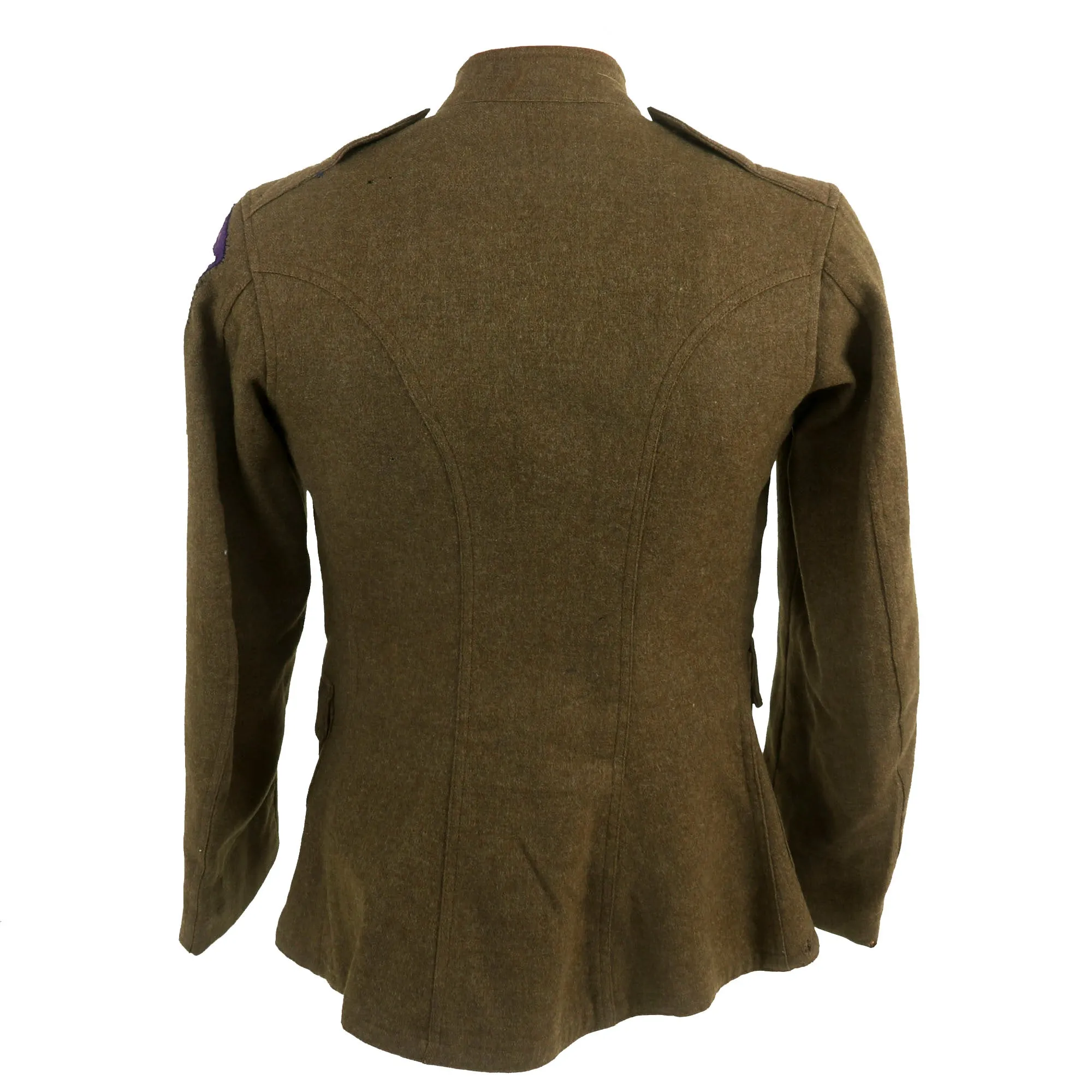 Original WWI US 2nd Division Machine Gunner Uniform Jacket - 9th Infantry Regiment