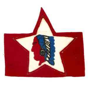 Original WWI U.S. Army 1st Battalion 12th Field Artillery Regiment Uniform Insignia Patch - 2nd Division