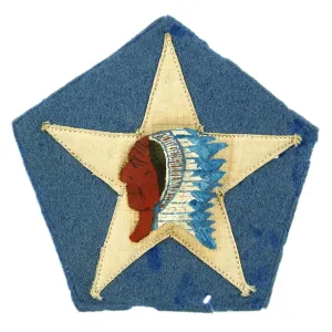 Original WWI U.S. Army 3rd Battalion 9th Infantry Regiment Uniform Insignia Patch - 2nd Division