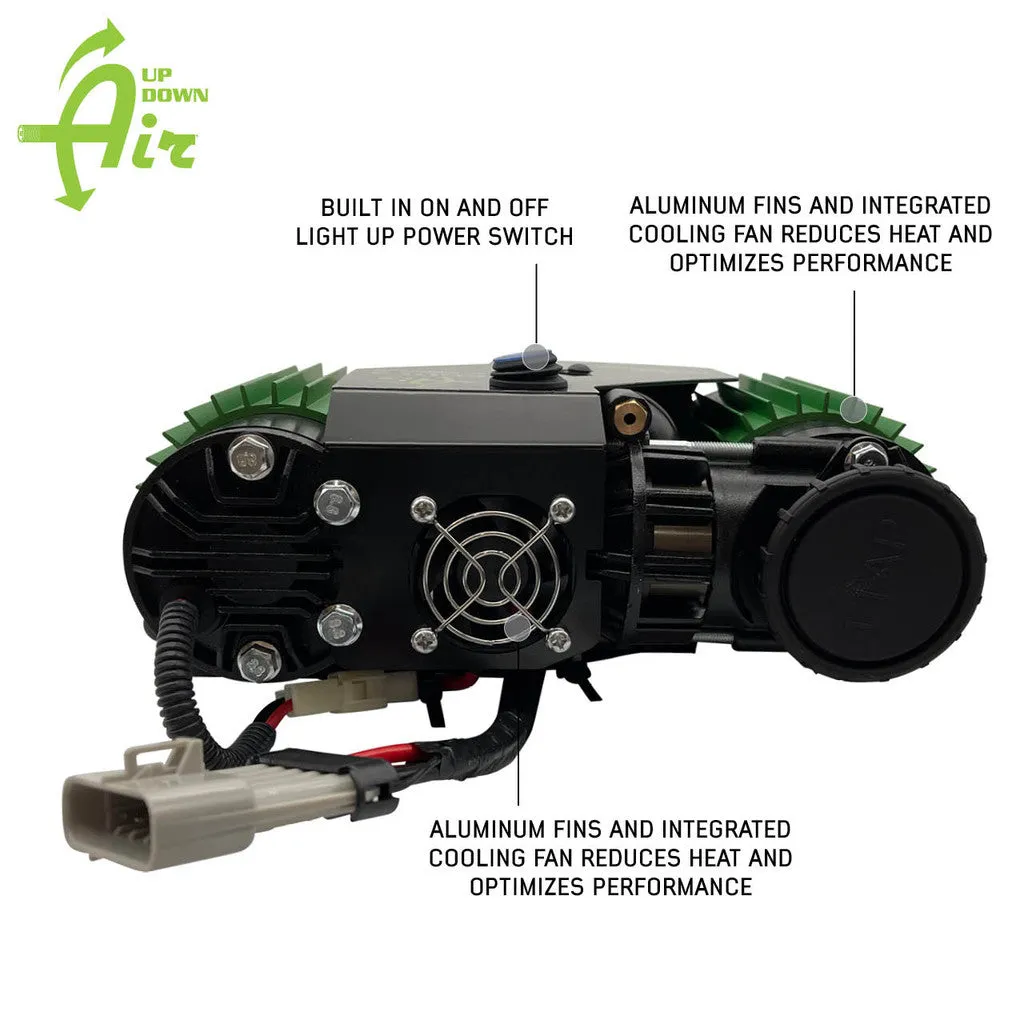 Overland Vehicle Systems EGOI Permanent On Board Dual Motor Air Compressor System 6.1 CFM