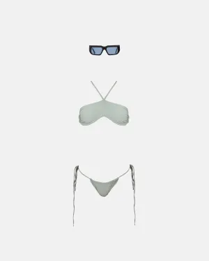Pack Basics Swimwear Strapless Top & Panty Mint Green   UG Sunglasses Black/Blue Pack Basics Swimwear Strapless Top & Panty Mint Green   UG Sunglasses Black/Blue
