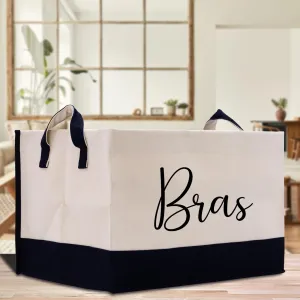 Personalized Storage Canvas Basket Bras Towel Storage Kids Toy Storage Cloth Storage Storage Bin Storage Tubs Mudroom Storage (PSB1011)