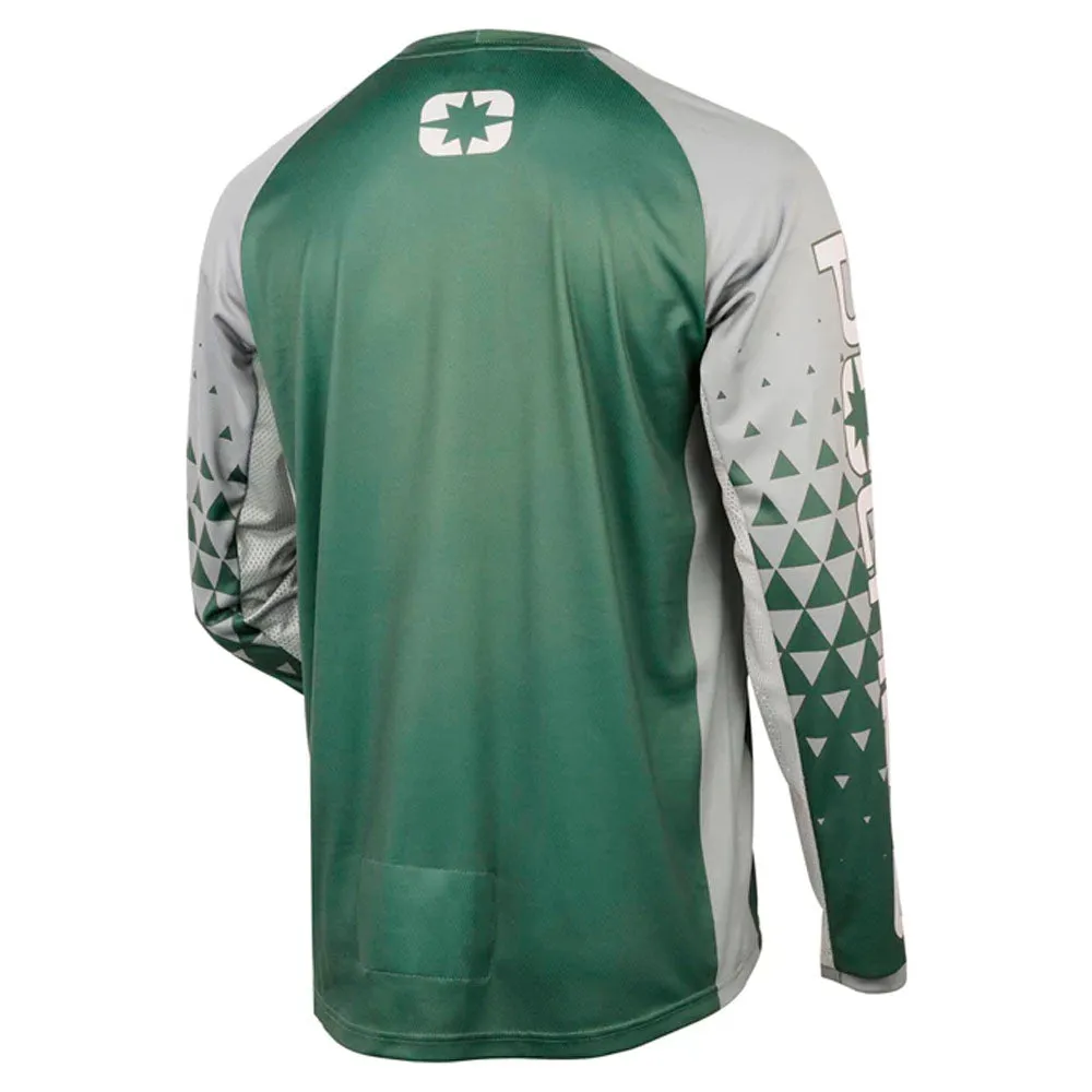 Polaris  Green Turbo Jersey Off-Road Riding Moisture-Wicking Ventilated Comfort
