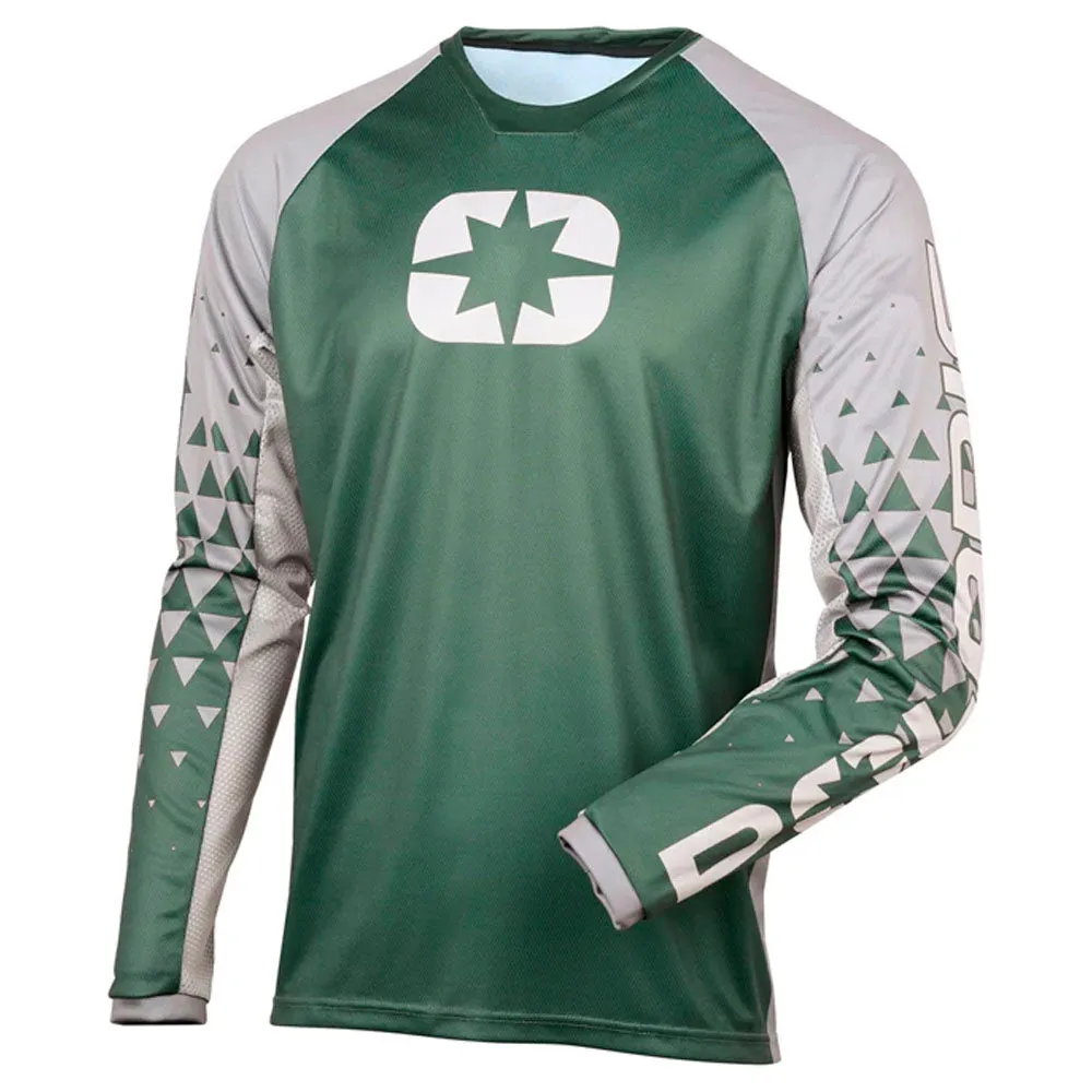 Polaris  Green Turbo Jersey Off-Road Riding Moisture-Wicking Ventilated Comfort