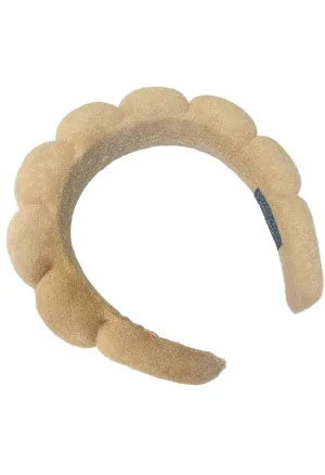 Powder Puff Headband-Beige