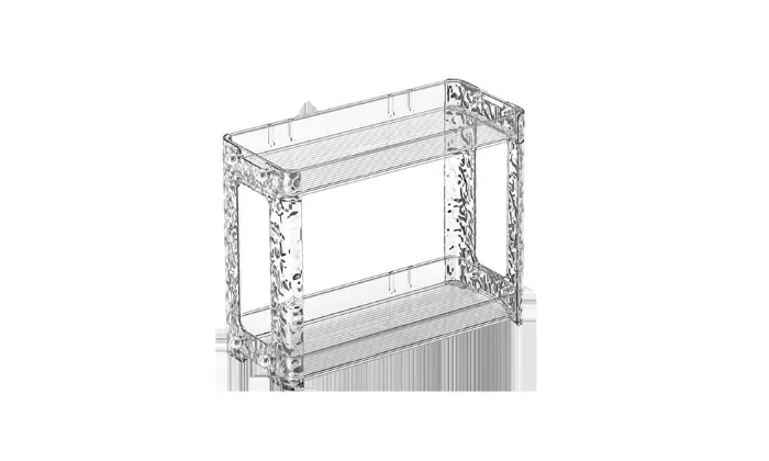 Punch-Free Wall-Mounted Bathroom Storage Rack