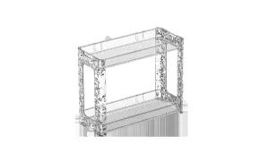 Punch-Free Wall-Mounted Bathroom Storage Rack