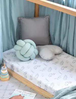 Snuggle Hunny Kids | Wild Fern I Fitted Cot Sheet Snuggle Hunny Kids | Wild Fern I Fitted Cot Sheet