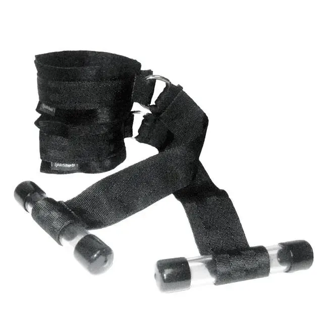 Sportsheets Black Padded Door Jam Wrist Cuff Restraint for Bdsm Couples