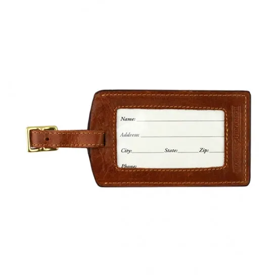 Texas Tech Needlepoint Luggage Tag