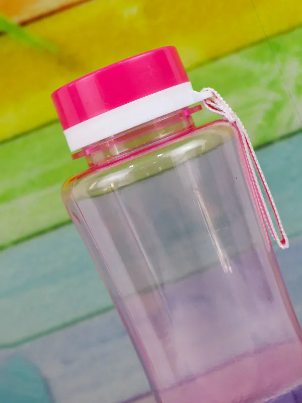 WTB19 Safari Pink Plastic Transparent Water Bottle - 830ML