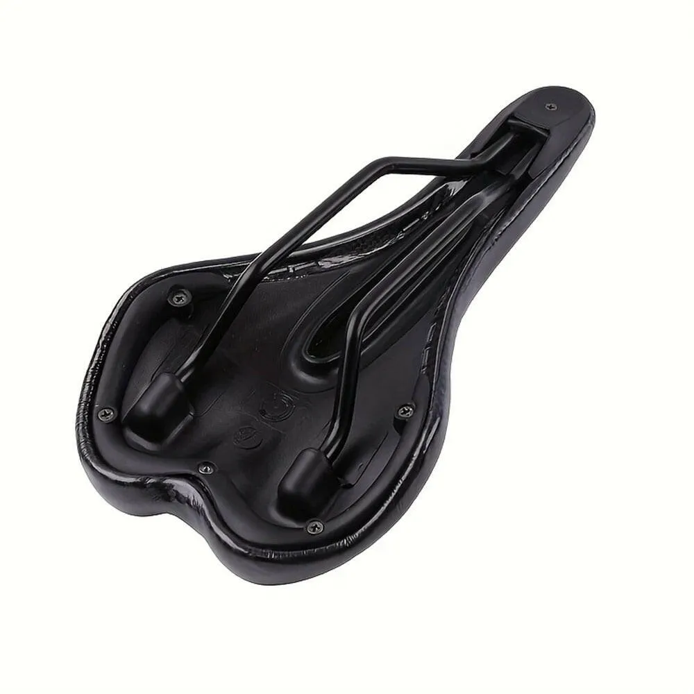 ZHIQIU Imitation Carbon Fiber Leather Bicycle Saddles Cycling Bike Seat Cushion Suitable for MTB,Road, Fixed Gear Bike